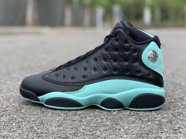 414571-030 Retro Air Green Black Island Jordan 13 0912